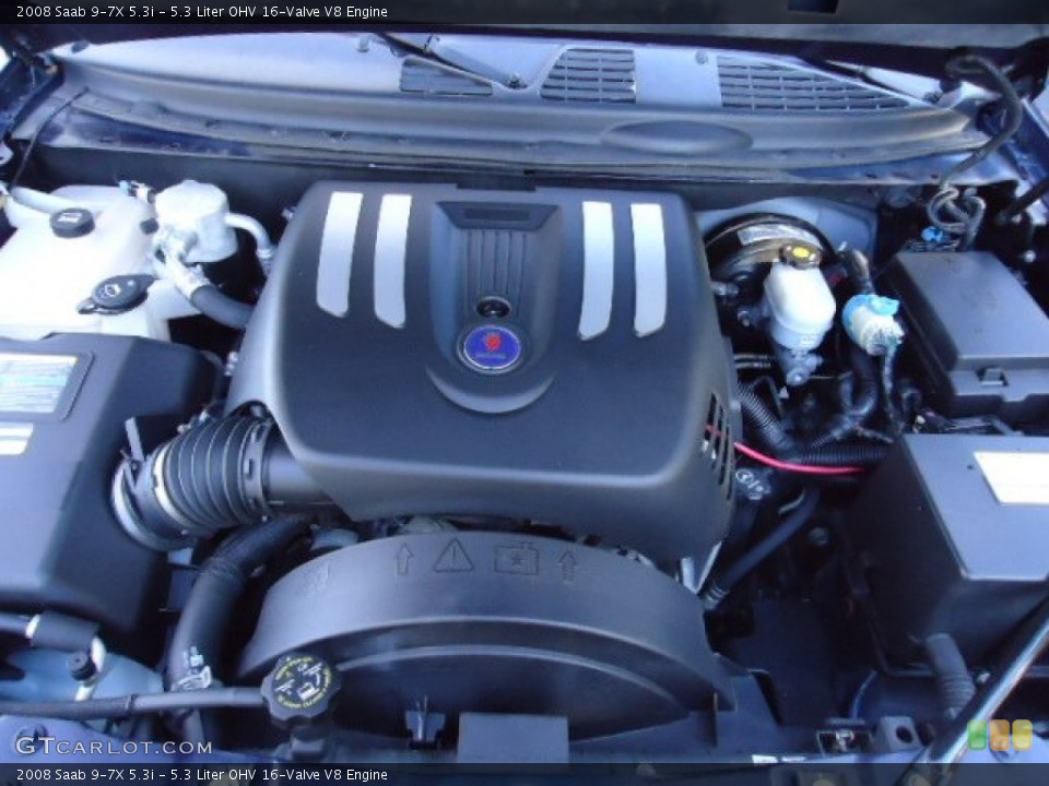 5.3 Liter OHV 16-Valve V8 Engine for the 2008 Saab 9-7X #60489602