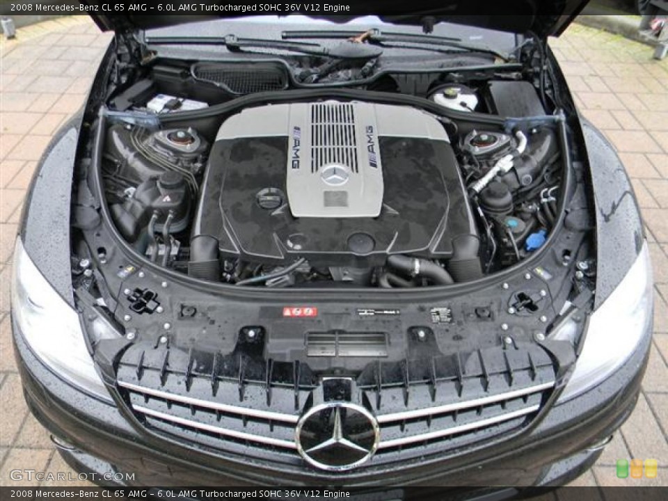 6.0L AMG Turbocharged SOHC 36V V12 Engine for the 2008 Mercedes-Benz CL #60490160