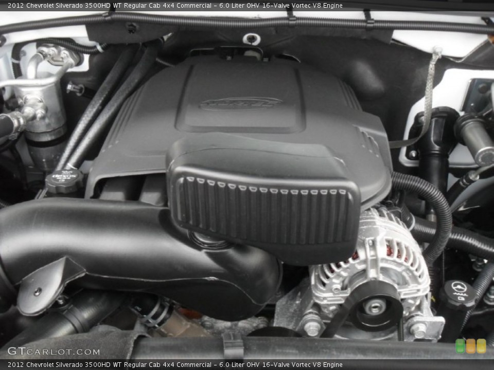 6.0 Liter OHV 16-Valve Vortec V8 Engine for the 2012 Chevrolet Silverado 3500HD #60494285