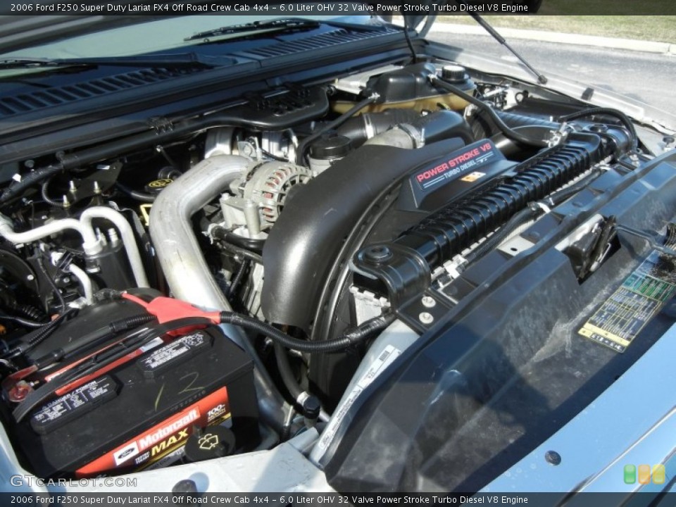 6.0 Liter OHV 32 Valve Power Stroke Turbo Diesel V8 Engine for the 2006 Ford F250 Super Duty #60501059