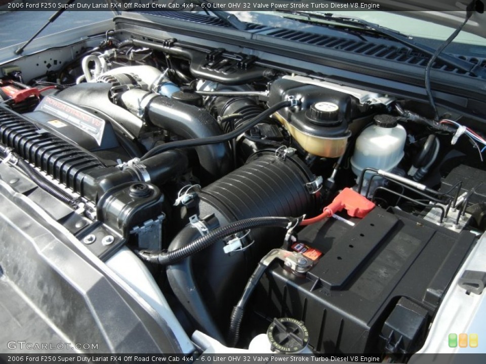 6.0 Liter OHV 32 Valve Power Stroke Turbo Diesel V8 Engine for the 2006 Ford F250 Super Duty #60501065