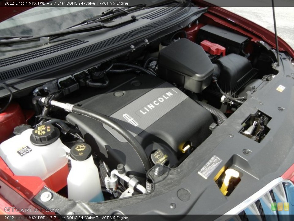3.7 Liter DOHC 24-Valve Ti-VCT V6 Engine for the 2012 Lincoln MKX #60501143