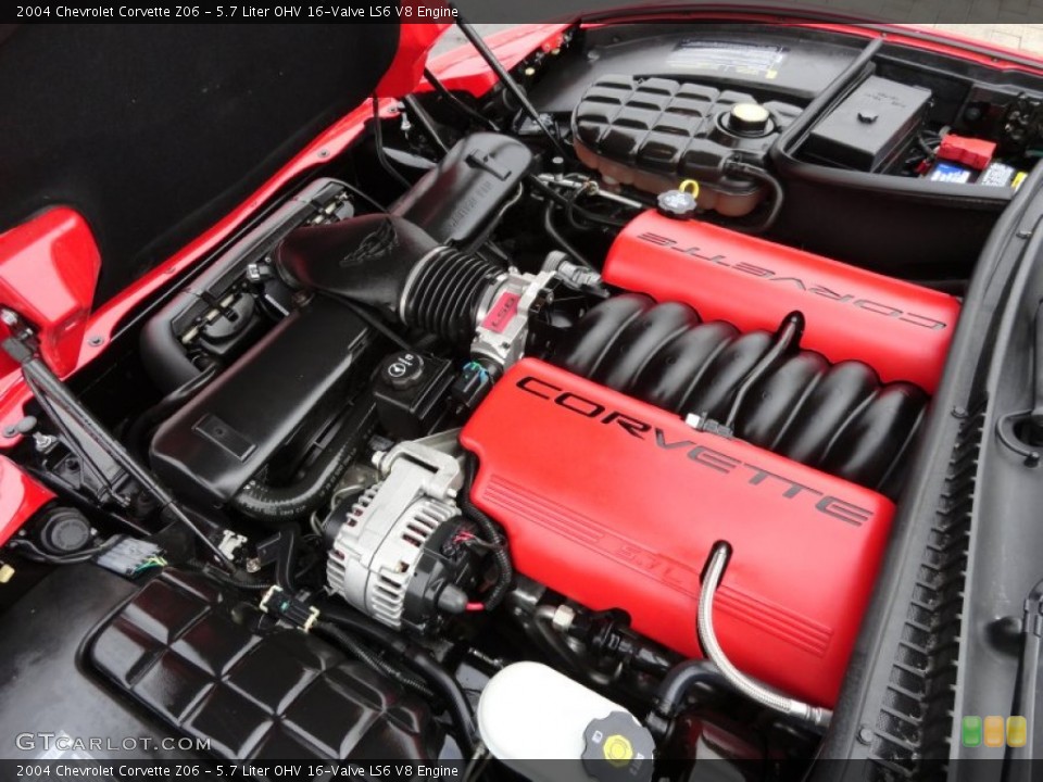 5.7 Liter OHV 16-Valve LS6 V8 Engine for the 2004 Chevrolet Corvette #60512328