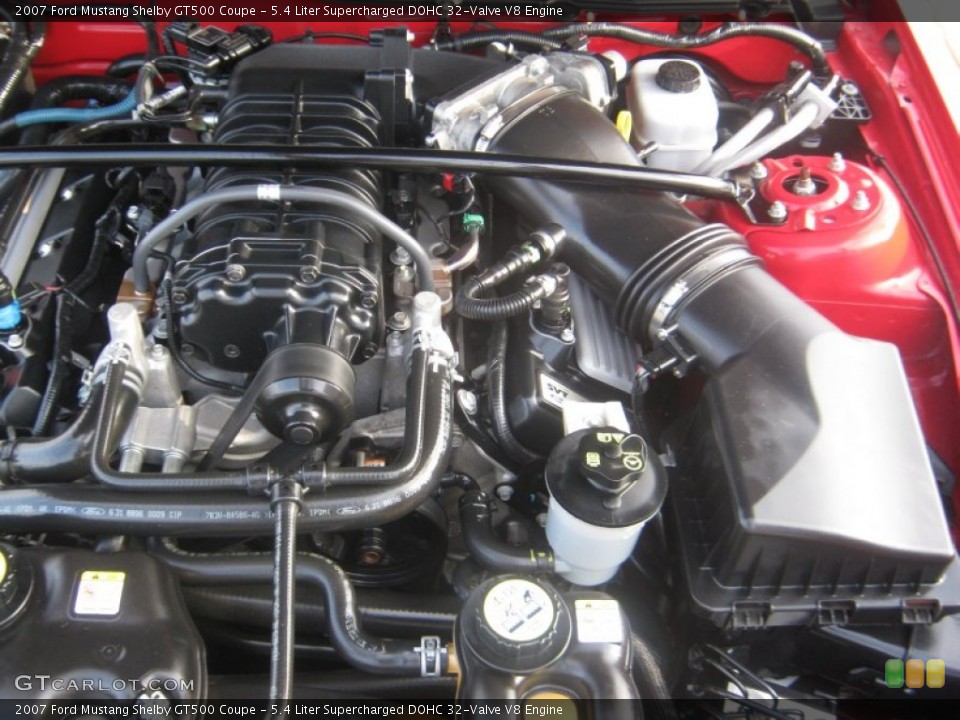 5.4 Liter Supercharged DOHC 32-Valve V8 Engine for the 2007 Ford Mustang #60512402