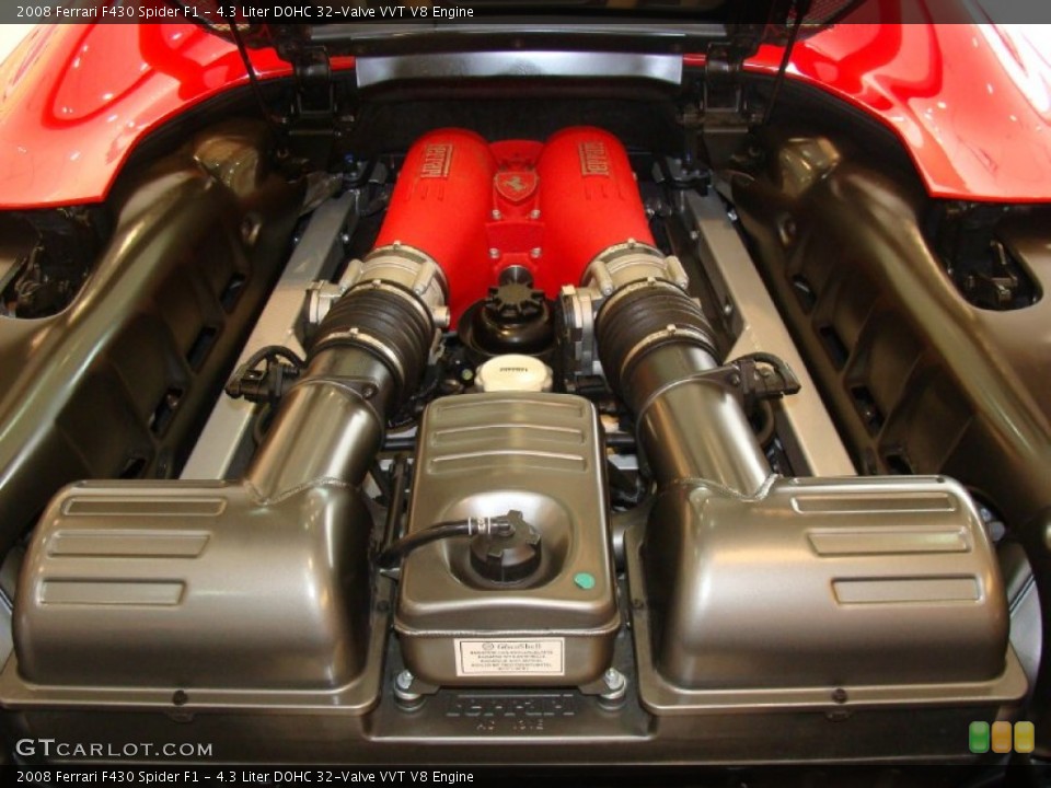 4.3 Liter DOHC 32-Valve VVT V8 Engine for the 2008 Ferrari F430 #60524119