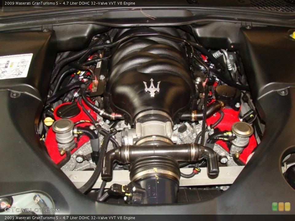 4.7 Liter DOHC 32-Valve VVT V8 Engine for the 2009 Maserati GranTurismo #60524647