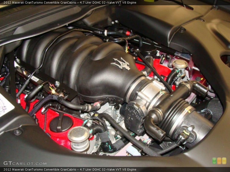 4.7 Liter DOHC 32-Valve VVT V8 Engine for the 2012 Maserati GranTurismo Convertible #60525250