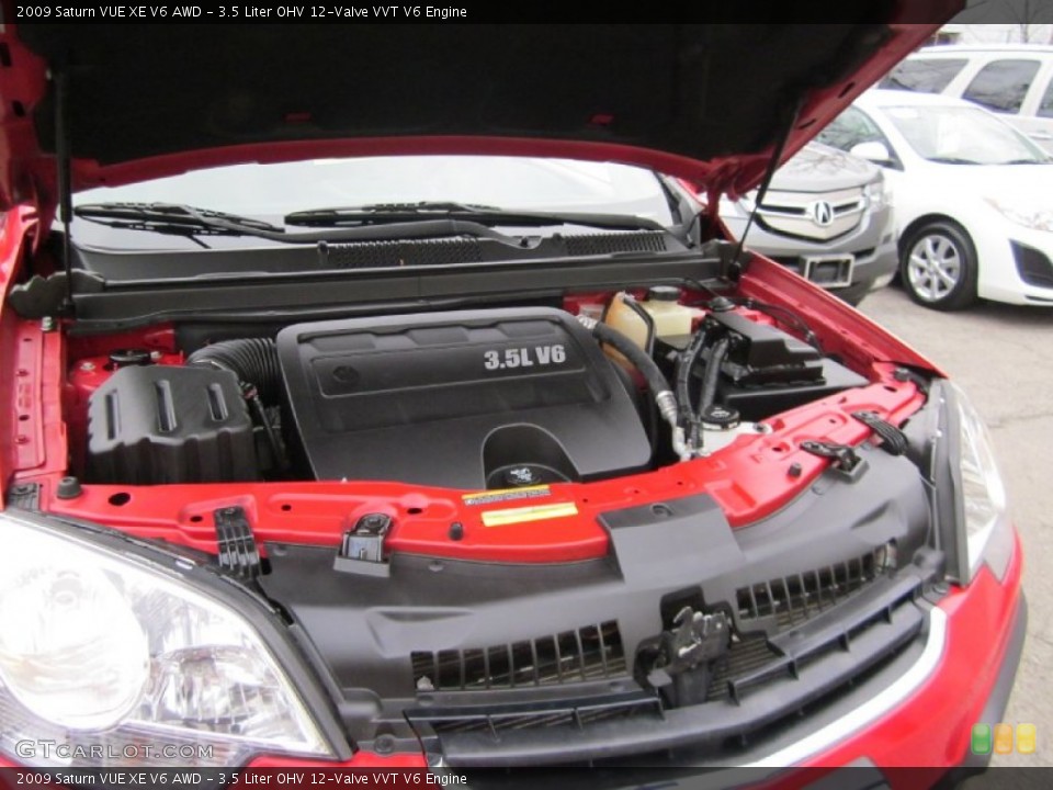 3.5 Liter OHV 12-Valve VVT V6 2009 Saturn VUE Engine