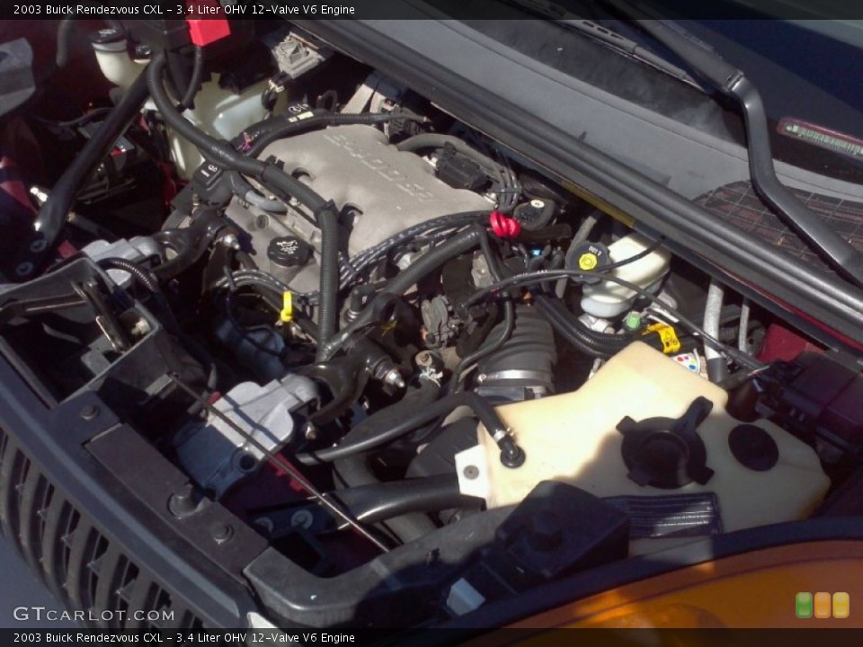 3.4 Liter OHV 12-Valve V6 Engine for the 2003 Buick Rendezvous #60553368