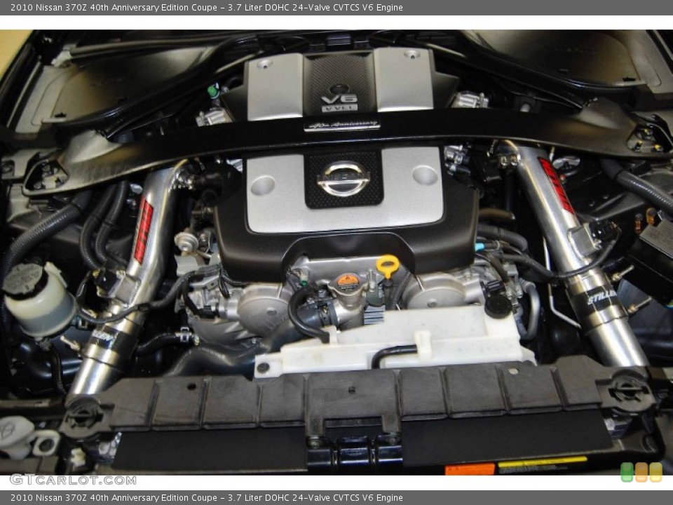 3.7 Liter DOHC 24-Valve CVTCS V6 2010 Nissan 370Z Engine