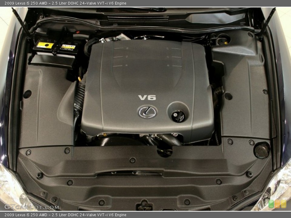 2.5 Liter DOHC 24-Valve VVT-i V6 Engine for the 2009 Lexus IS #60555906