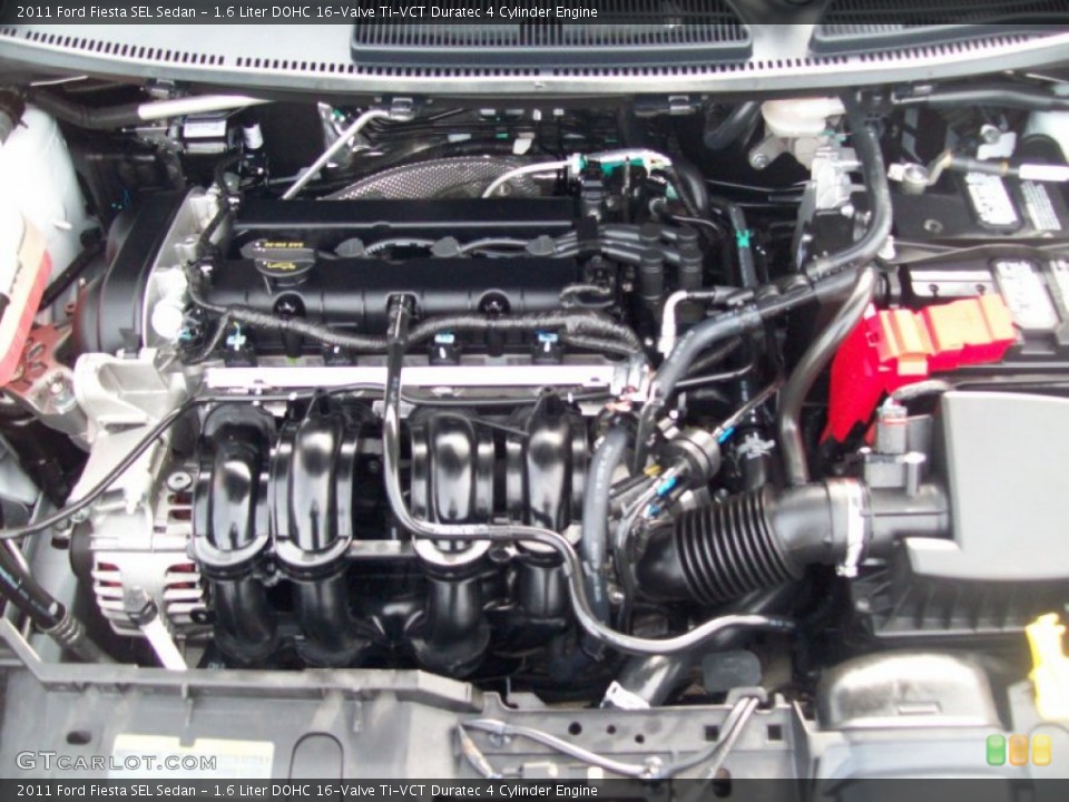 1.6 Liter DOHC 16-Valve Ti-VCT Duratec 4 Cylinder Engine for the 2011 Ford Fiesta #60557196