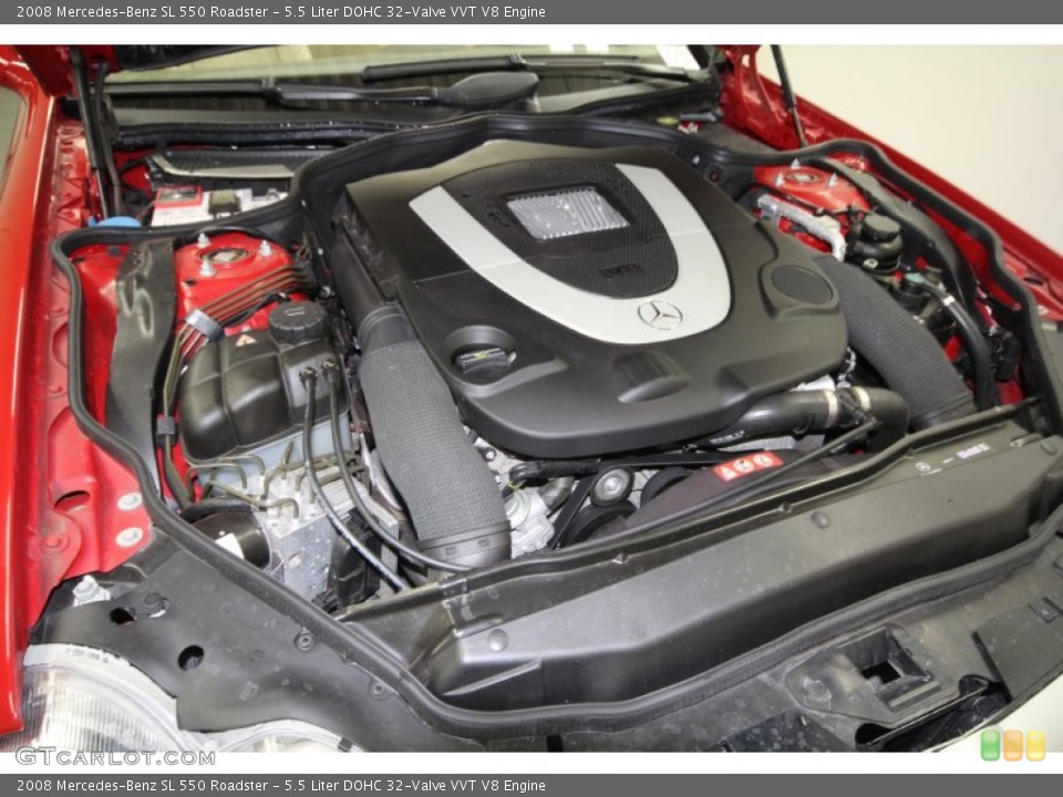 5.5 Liter DOHC 32-Valve VVT V8 Engine for the 2008 Mercedes-Benz SL #60560599