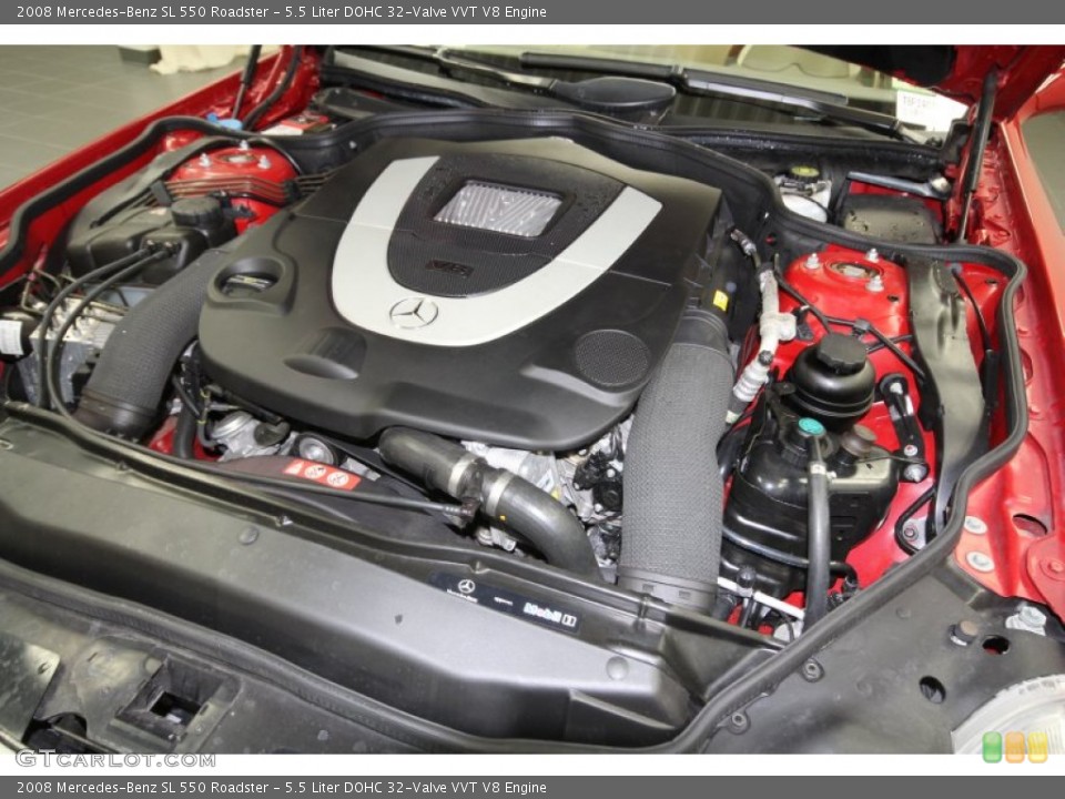 5.5 Liter DOHC 32-Valve VVT V8 Engine for the 2008 Mercedes-Benz SL #60560602
