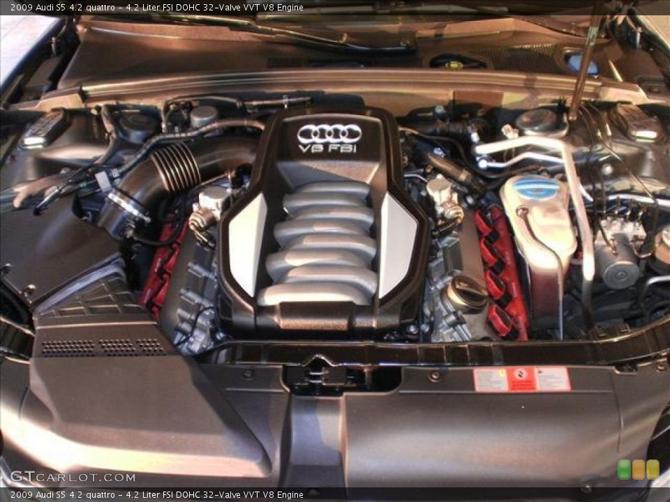 4.2 Liter FSI DOHC 32-Valve VVT V8 Engine for the 2009 Audi S5 #60564995