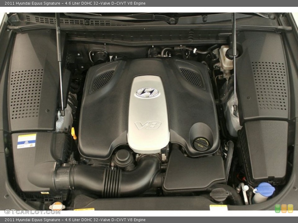 4.6 Liter DOHC 32-Valve D-CVVT V8 Engine for the 2011 Hyundai Equus #60565307