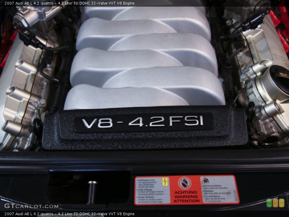 4.2 Liter FSI DOHC 32-Valve VVT V8 Engine for the 2007 Audi A8 #60569717