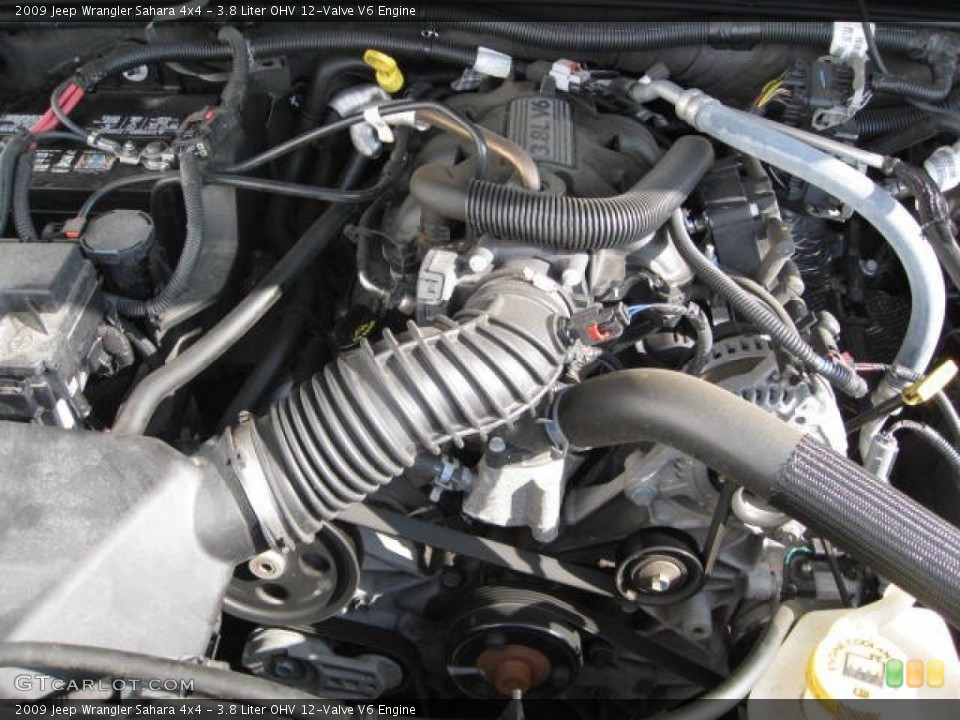 3.8 Liter OHV 12-Valve V6 Engine for the 2009 Jeep Wrangler #60580165