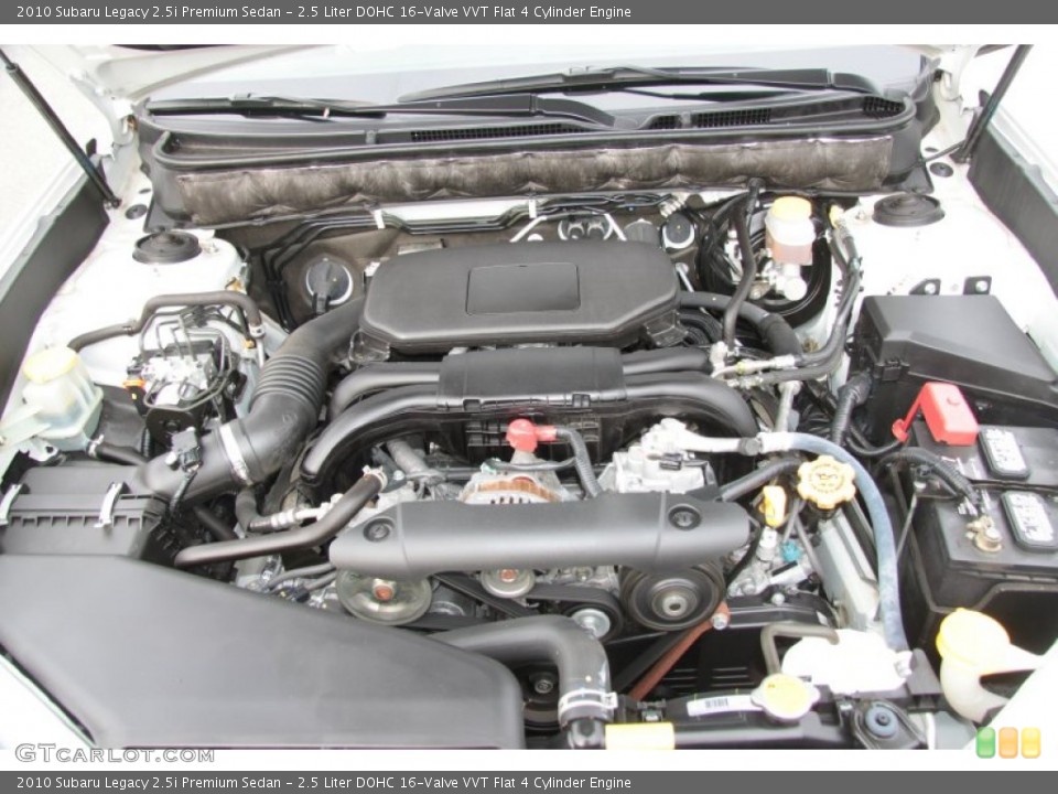 2.5 Liter DOHC 16-Valve VVT Flat 4 Cylinder Engine for the 2010 Subaru Legacy #60583135