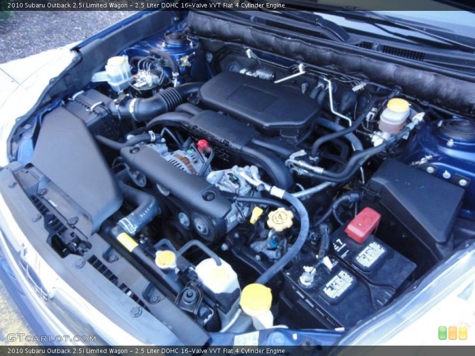 2.5 Liter DOHC 16-Valve VVT Flat 4 Cylinder Engine for the 2010 Subaru Outback #60588502