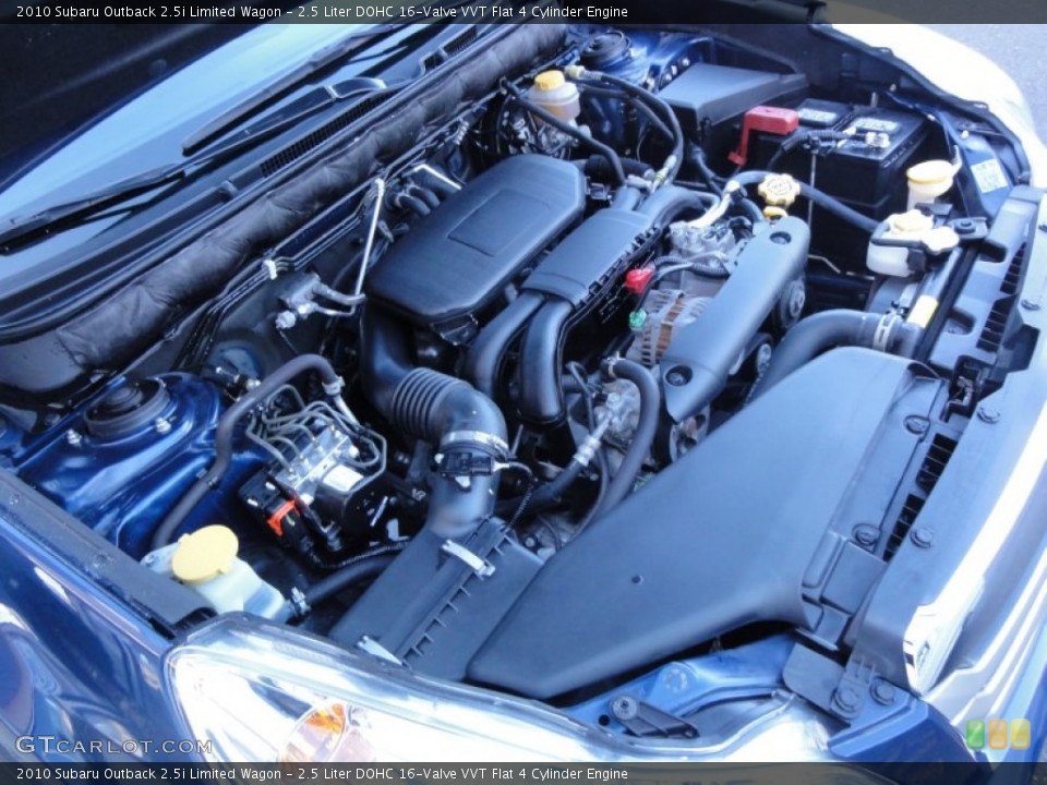 2.5 Liter DOHC 16-Valve VVT Flat 4 Cylinder Engine for the 2010 Subaru Outback #60588508