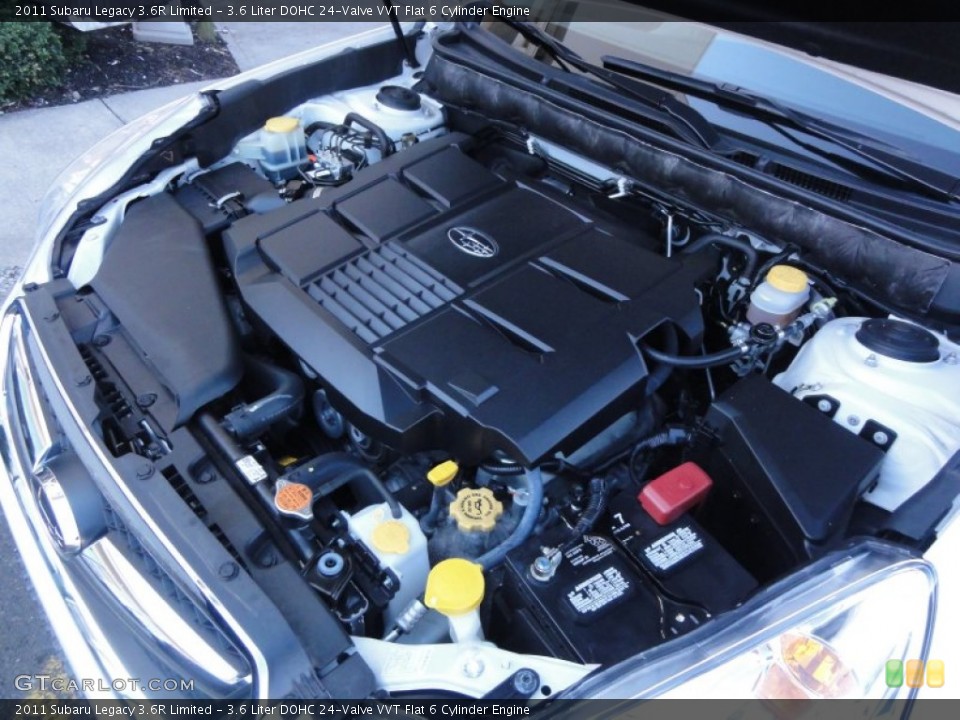 3.6 Liter DOHC 24-Valve VVT Flat 6 Cylinder Engine for the 2011 Subaru Legacy #60588652