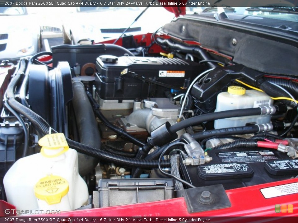 6.7 Liter OHV 24-Valve Turbo Diesel Inline 6 Cylinder Engine for the 2007 Dodge Ram 3500 #60596250