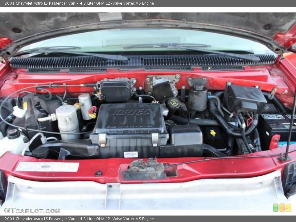 4.3 Liter OHV 12-Valve Vortec V6 Engine for the 2001 Chevrolet Astro #60597601