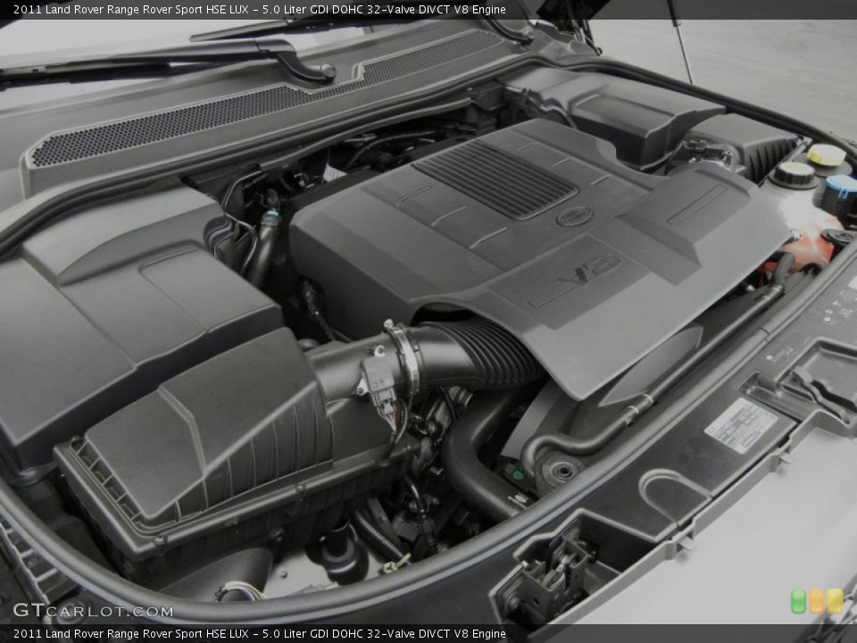 5.0 Liter GDI DOHC 32-Valve DIVCT V8 Engine for the 2011 Land Rover Range Rover Sport #60598633
