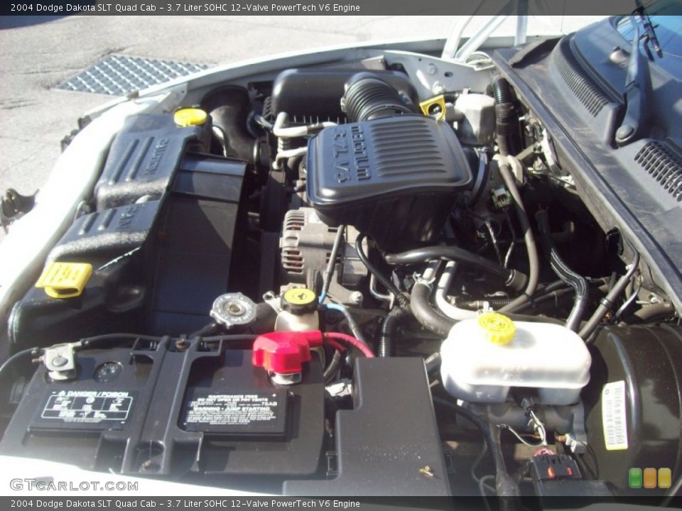 3.7 Liter SOHC 12-Valve PowerTech V6 Engine for the 2004 Dodge Dakota #60598932