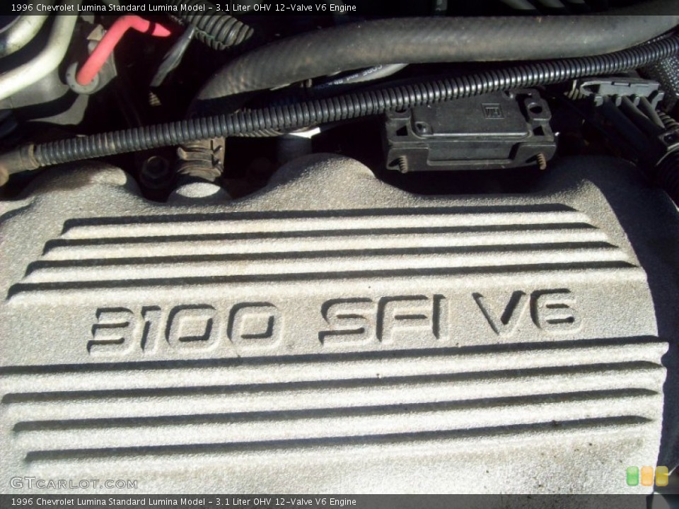 3.1 Liter OHV 12-Valve V6 1996 Chevrolet Lumina Engine