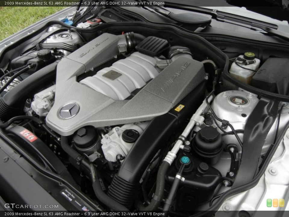 6.3 Liter AMG DOHC 32-Valve VVT V8 Engine for the 2009 Mercedes-Benz SL #60599281