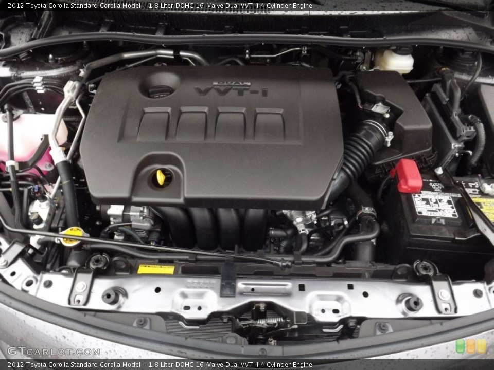 1.8 Liter DOHC 16-Valve Dual VVT-i 4 Cylinder Engine for the 2012 Toyota Corolla #60605921