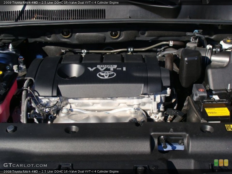 2.5 Liter DOHC 16-Valve Dual VVT-i 4 Cylinder Engine for the 2009 Toyota RAV4 #60616754