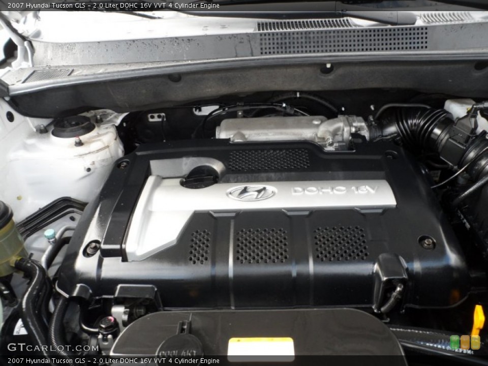 2.0 Liter DOHC 16V VVT 4 Cylinder Engine for the 2007 Hyundai Tucson #60620193