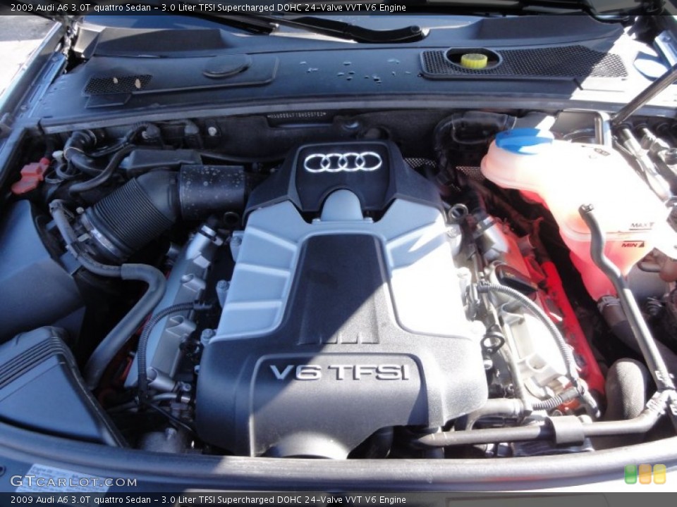 3.0 Liter TFSI Supercharged DOHC 24-Valve VVT V6 Engine for the 2009 Audi A6 #60622580