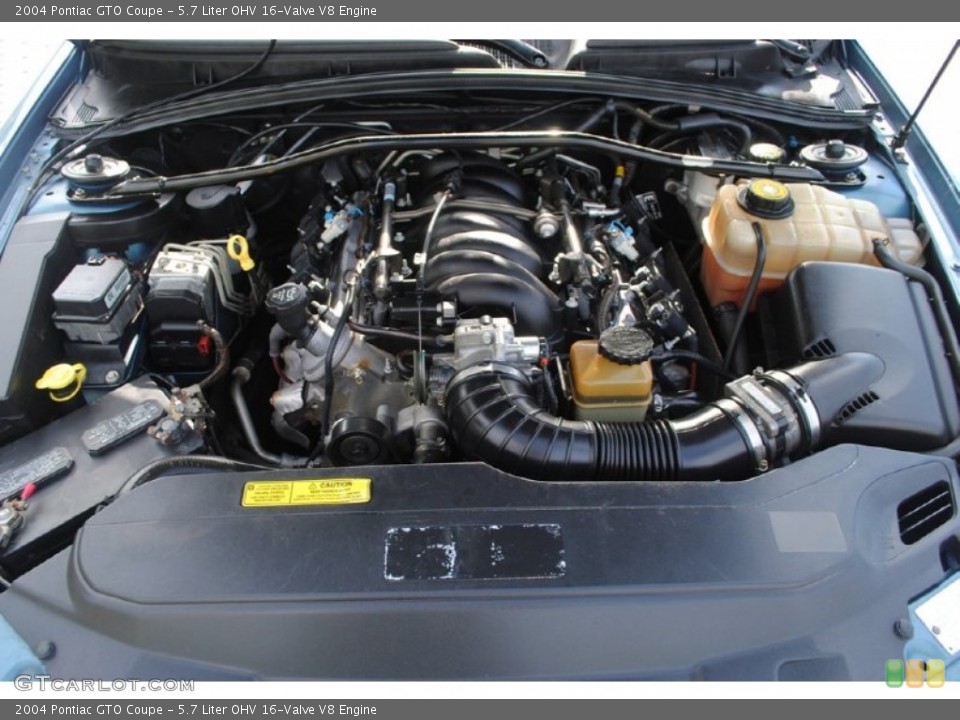 5.7 Liter OHV 16-Valve V8 Engine for the 2004 Pontiac GTO #60623813