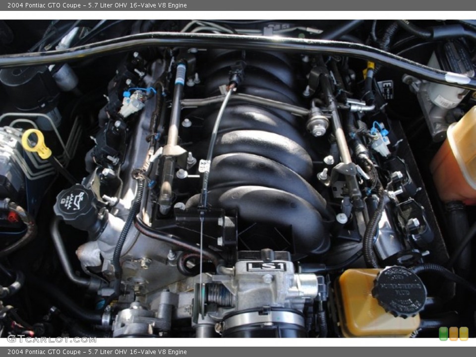 5.7 Liter OHV 16-Valve V8 Engine for the 2004 Pontiac GTO #60623816