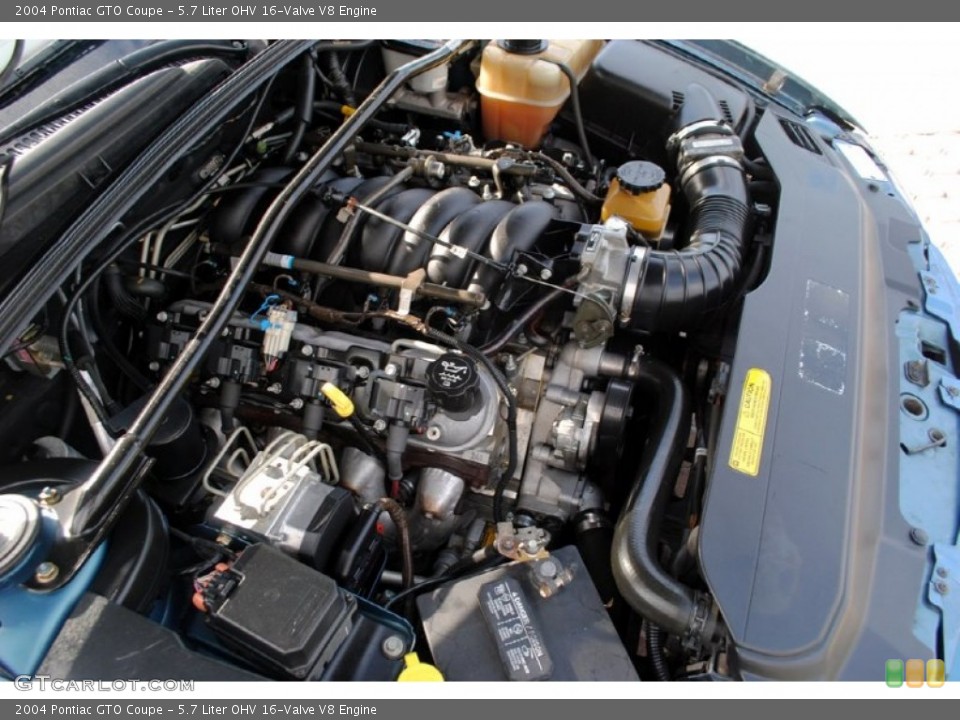 5.7 Liter OHV 16-Valve V8 Engine for the 2004 Pontiac GTO #60623822