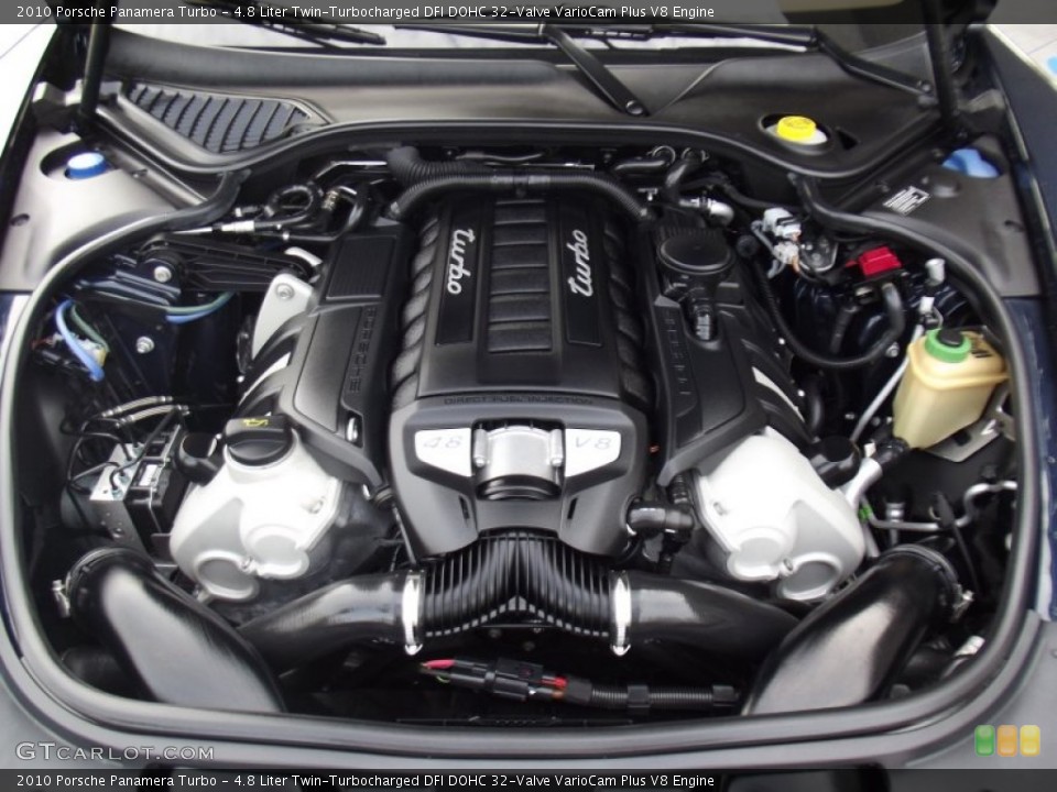 4.8 Liter Twin-Turbocharged DFI DOHC 32-Valve VarioCam Plus V8 Engine for the 2010 Porsche Panamera #60626939