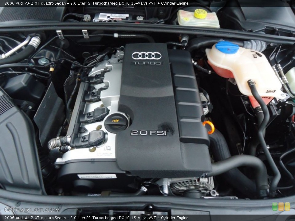 2.0 Liter FSI Turbocharged DOHC 16-Valve VVT 4 Cylinder Engine for the 2006 Audi A4 #60649751