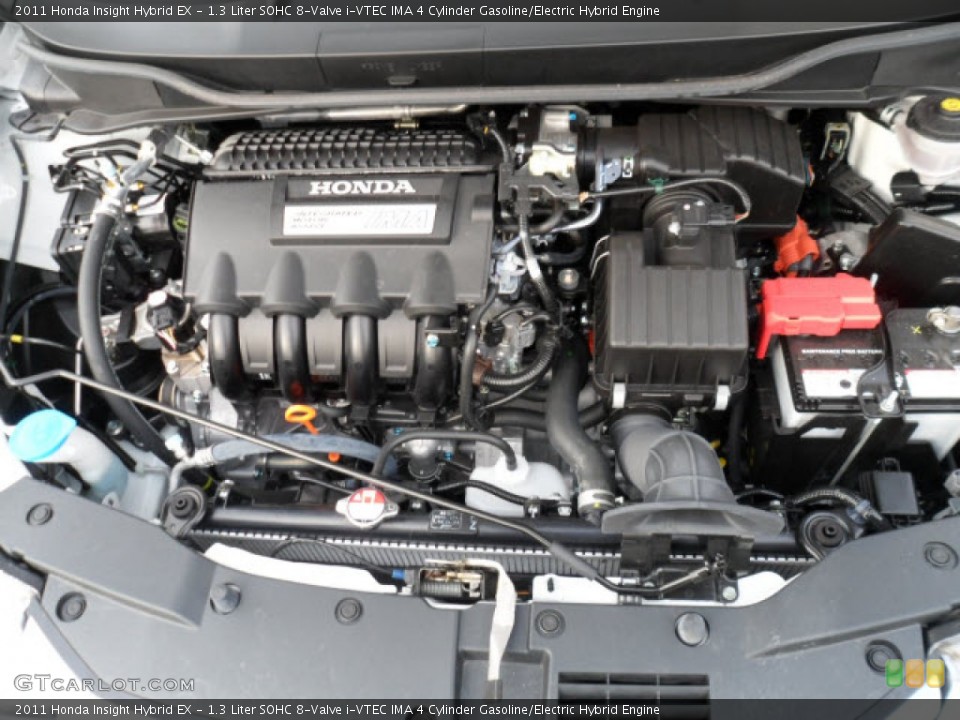 1.3 Liter SOHC 8-Valve i-VTEC IMA 4 Cylinder Gasoline/Electric Hybrid Engine for the 2011 Honda Insight #60650690