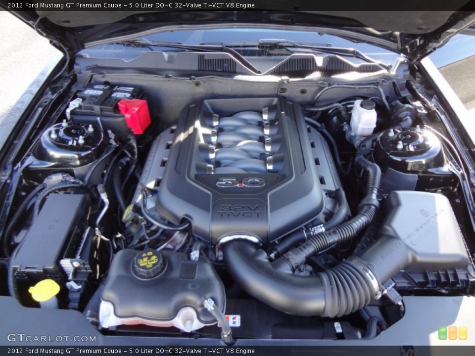 5.0 Liter DOHC 32-Valve Ti-VCT V8 Engine for the 2012 Ford Mustang #60658376