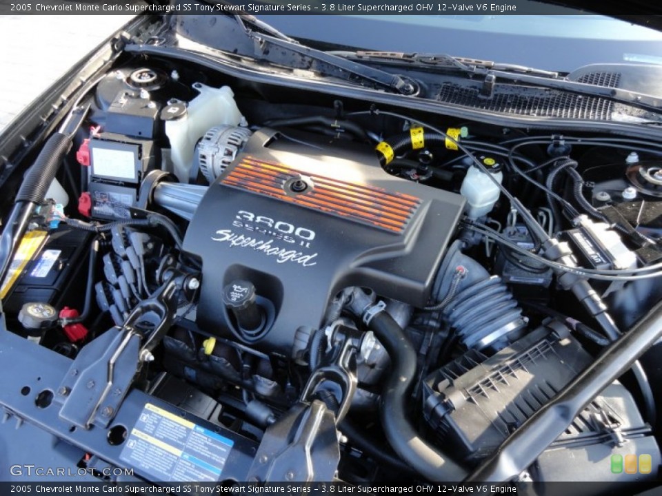 3.8 Liter Supercharged OHV 12-Valve V6 Engine for the 2005 Chevrolet Monte Carlo #60677339