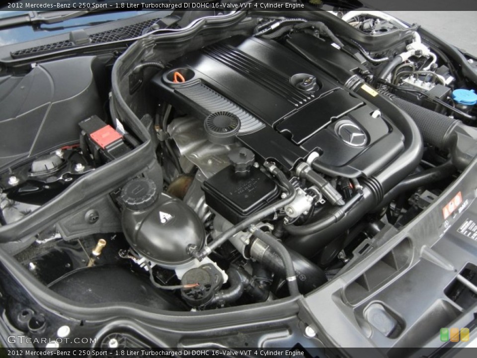 1.8 Liter Turbocharged DI DOHC 16-Valve VVT 4 Cylinder Engine for the 2012 Mercedes-Benz C #60679555
