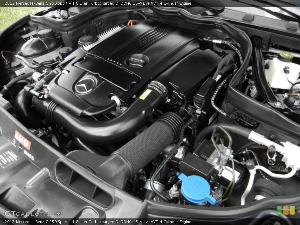 1.8 Liter Turbocharged DI DOHC 16-Valve VVT 4 Cylinder Engine for the 2012 Mercedes-Benz C #60679565