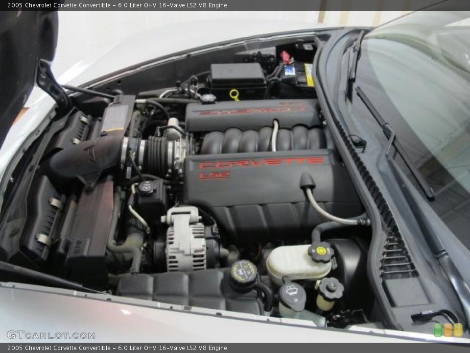 6.0 Liter OHV 16-Valve LS2 V8 Engine for the 2005 Chevrolet Corvette #60688253