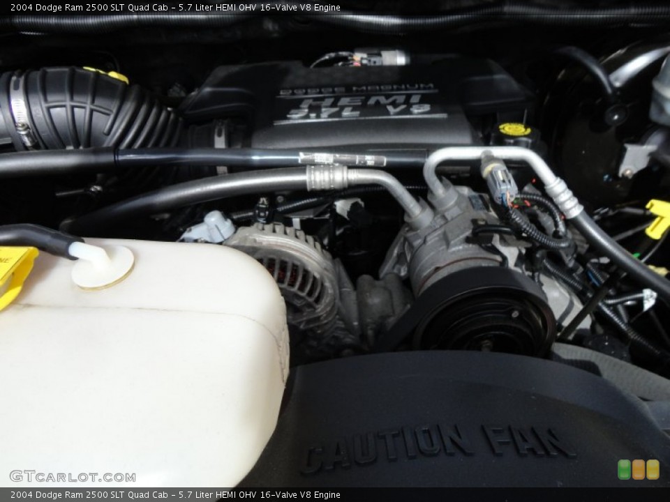 5.7 Liter HEMI OHV 16-Valve V8 Engine for the 2004 Dodge Ram 2500 #60689513