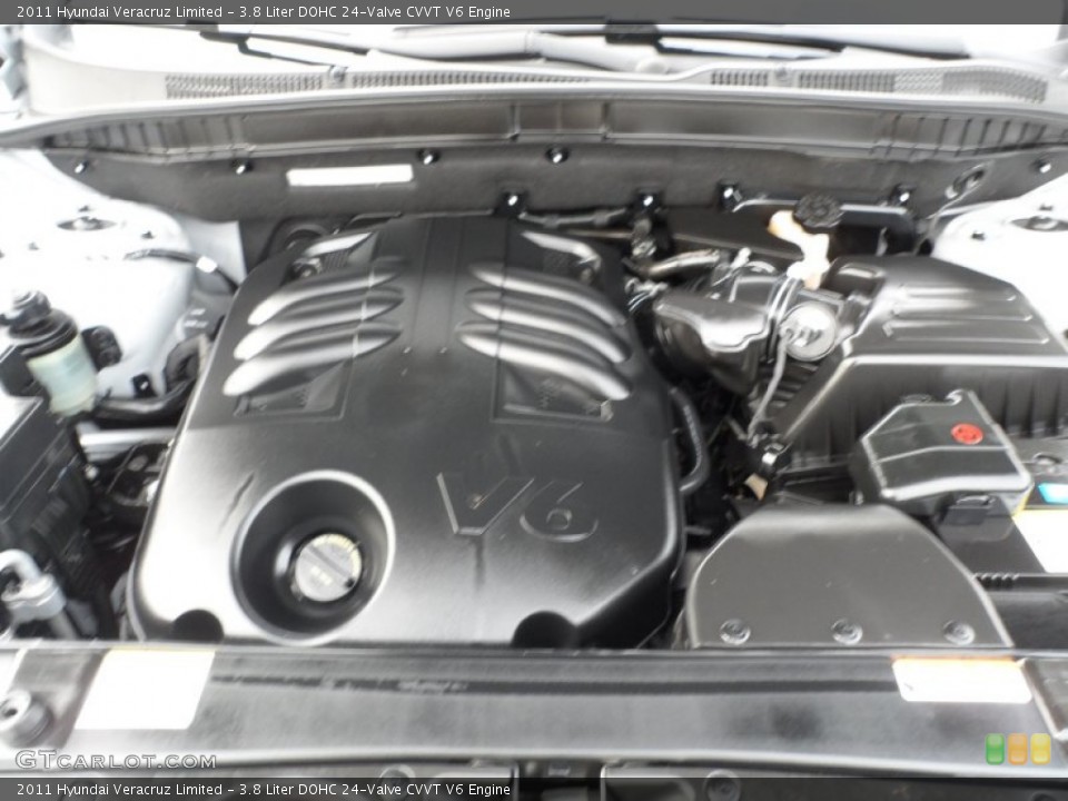 3.8 Liter DOHC 24-Valve CVVT V6 Engine for the 2011 Hyundai Veracruz #60691520