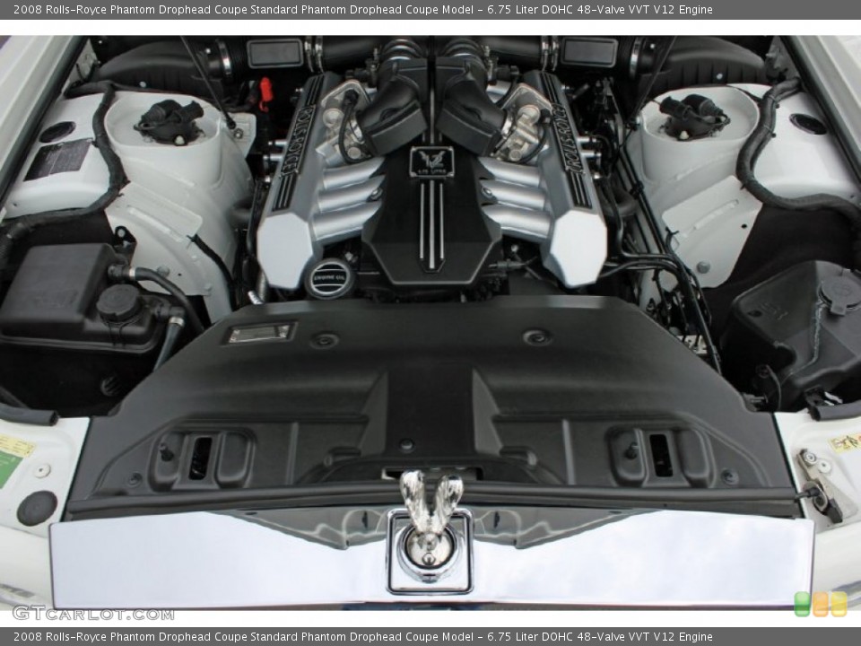 6.75 Liter DOHC 48-Valve VVT V12 Engine for the 2008 Rolls-Royce Phantom Drophead Coupe #60691616
